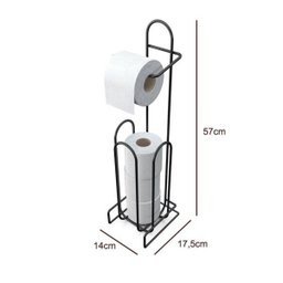 Suporte de Aço para Papel Higiênico 4 Rolos - Stolf - 2