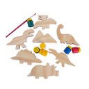 Ver imagem 1 de Kit Dinossauros Educativo em Madeira para Colorir