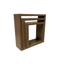 Nicho Decorativo Kit 3 Unidades Amêndoa - 4