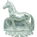 Ver imagem 1 de Porta Espeto em Alumínio Parede Modelo Cavalo Churrasco 30cm