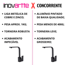 Ver imagem 2 de Torneira Monocomando Preta Moderna Cozinha Ilha Churrasqueira Inovartte In55