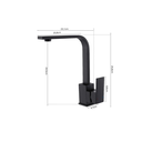 Ver imagem 4 de Torneira Monocomando Preta Moderna Cozinha Ilha Churrasqueira Inovartte In55