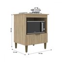 Ver imagem 3 de Balcão de Cozinha 70 Cm 1 Porta 66912 Dourado - Jcarvalho