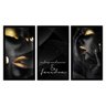 Kit 3 Quadros Decorativos Grandes Mulheres Negras independência e liberdade - 1