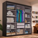 Ver imagem 3 de Guarda-Roupa Casal Lisboa 6 Portas 2 Gavetas