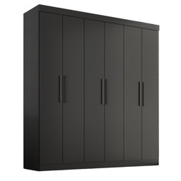 Guarda Roupa Casal Lisboa 6 Portas 2 Gav Onix - 3