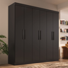 Guarda-Roupa Casal Lisboa 6 Portas 2 Gavetas - 2