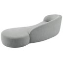 Ver imagem 6 de Divã Recamier Orgânico França 220cm Lado Direito Bouclé