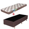 Cama Box Solteiro Cristalflex  Espuma D33 Firme 88x188 (Colchão + ) - 1