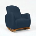 Ver imagem 7 de Poltrona Amamentação Balanço Madeira e Puff Jhessy Suede D03 - D'rossi