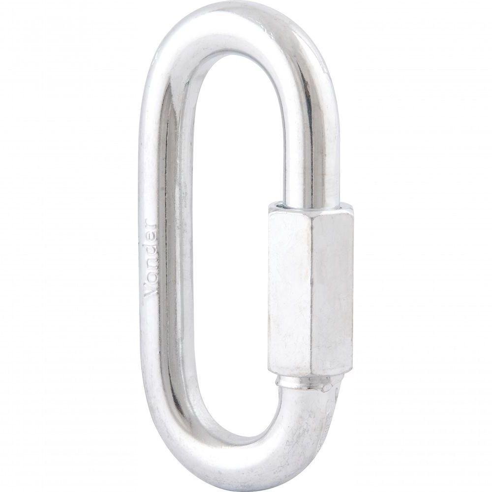 Mosquetão com Rosca 3/8" Leve Galvanizado - Vonder