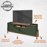 Mesa de Centro 006008 e Rack Para TV 011080 Verde Oliva Cedro DCASA - 3