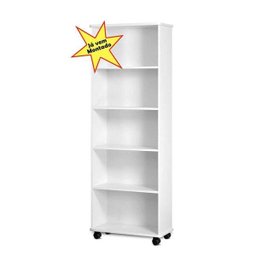 Estante para Livros Biblioteca-Santos Dumont - Branco - 2