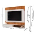 Ver imagem 2 de Painel TV até 65'' Ripado 150cm com Bancada Suspensa Sublime D04 - D'Rossi