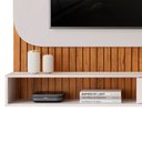 Ver imagem 7 de Painel TV até 65'' Ripado 150cm com Bancada Suspensa Sublime D04 - D'Rossi