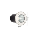 Ver imagem 2 de Balizador de Embutir Solo Redondo Ip66 Led 3w Verde Bivolt