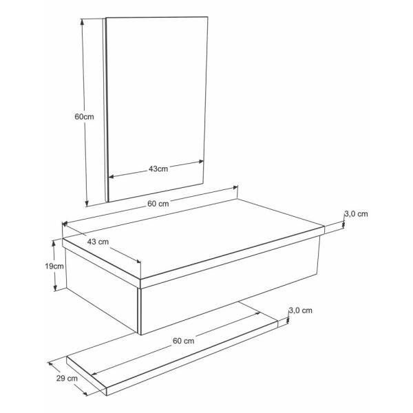 Conjunto de Banheiro R30606 Branco - Compace - 5