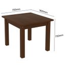 Ver imagem 4 de Conj. Mesa + Cadeiras + Bancada 6 Lugares Canto Alemão Onill Belini