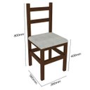 Ver imagem 3 de Conj. Mesa + Cadeiras + Bancada 6 Lugares Canto Alemão Onill Belini