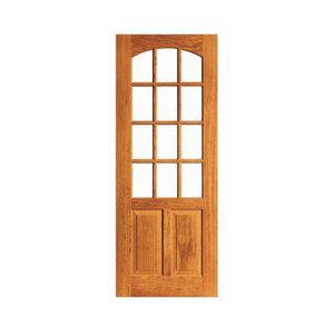 Porta Floresta Vidrinho - Madeira Maciça - Angelim:2,10m X 80cm