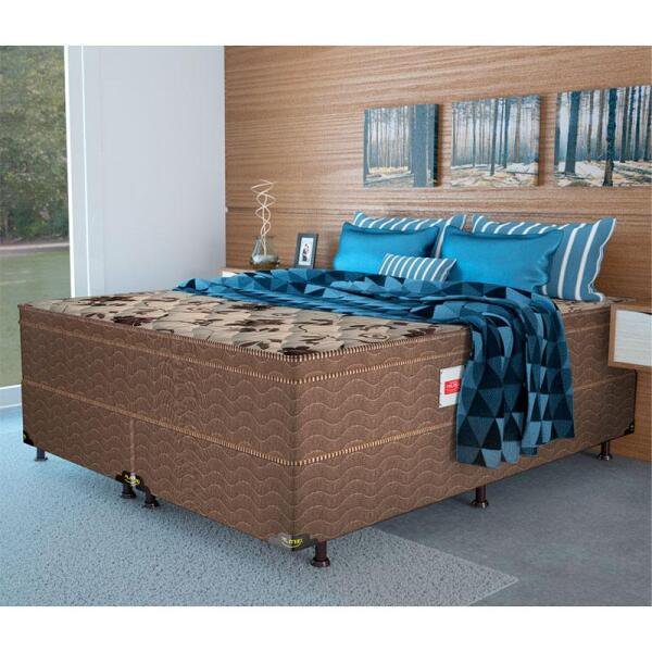 Cama Queen Outback Plw Euro 58x158x198 Ch1 INMETRO 005808/2017 - Pelmex - Bege / Marrom - 5