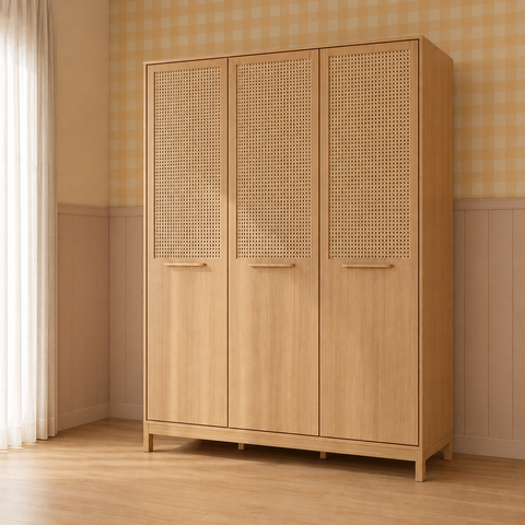 Guarda Roupa com Palinha 3 Portas em MDF Linha Indy