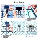 Ver imagem 2 de Suporte Cerca-rede para Câmeras de Ação e Smartphones - Telesin