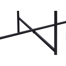 Mesa de Apoio Bandeja Sofá Cama Redonda 40x50cm Média Collie - Preto - 6