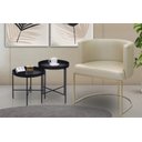 Ver imagem 2 de Mesa de Apoio Bandeja Sofá Cama Redonda 40x50cm Média Collie - Preto