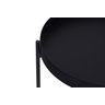 Mesa de Apoio Bandeja Sofá Cama Redonda 40x50cm Média Collie - Preto - 4