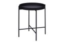 Ver imagem 1 de Mesa de Apoio Bandeja Sofá Cama Redonda 40x50cm Média Collie - Preto