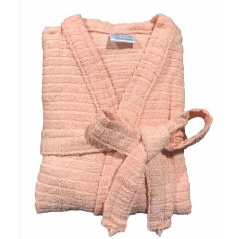 Roupão de Banho Atoalhado Adulto 100% Algodão Briza (4009) - Tamanho Único Feminino - Salmão