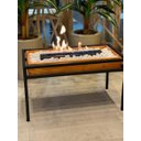 Ver imagem 5 de Lareira Ecológica em madeira com Pedras Brancas e Suporte - Vesúvio