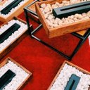 Ver imagem 3 de Lareira Ecológica em madeira com Pedras Brancas e Suporte - Vesúvio