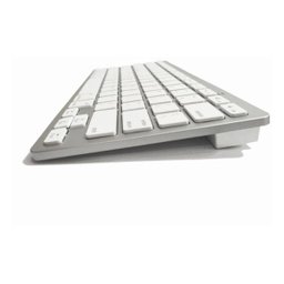 Teclado Bluetooth Sem Fio Tablet Pc Notebook Branco - 3 Teclado Bluetooth Sem Fio Tablet Pc Notebook Branco - 3