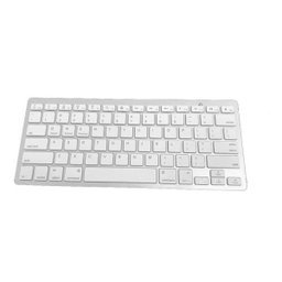 Teclado Bluetooth Sem Fio Tablet Pc Notebook Branco - 2 Teclado Bluetooth Sem Fio Tablet Pc Notebook Branco - 2