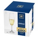 Ver imagem 4 de Jogo 6 Taças para Champanhe Anna em Cristal Ecológico 220ml - Bohemia