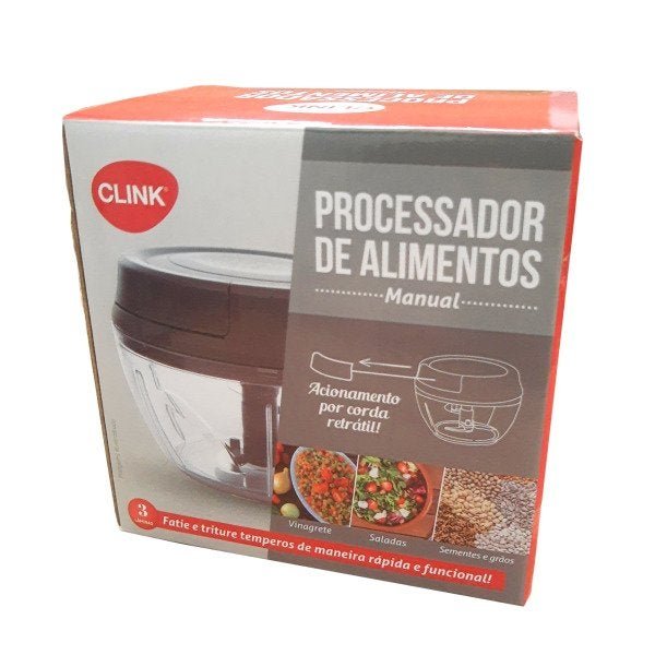 Processador Manual De Alimentos Funcional Aço Inox Médio - 5