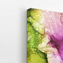 Ver imagem 3 de Tons de Verde e Roxo Abstrato Tinta Quadro Canvas 140x90cm