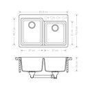Ver imagem 2 de Cuba de Cozinha em Quartzo Schock By Arell 201 Cinza