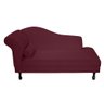 Recamier Divã Dubai 160 cm Braço Direito Vinho - 1