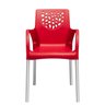 Cadeira Jardim Gourmet Deluxe de Polipropileno - Tk:vermelha - 2