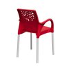 Cadeira Jardim Gourmet Deluxe de Polipropileno - Tk:vermelha - 3