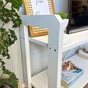 Ver imagem 3 de Rack para TV Linea 140cm Madeira Pinus Branco Artfactory Design