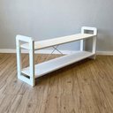 Ver imagem 7 de Rack para TV Linea 140cm Madeira Pinus Branco Artfactory Design