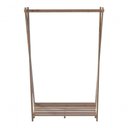 Ver imagem 2 de Cabideiro Arara Para Roupas 160Cm Altura C/ Sapateira