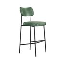 Ver imagem 2 de Conjunto 2 Banquetas Alta Stela Courino Verde - Belliv Decor