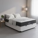 Ver imagem 2 de Cama Box Baú com Colchão de Espuma D33 Ortobom Airtech Ortopillow 100 Casal 138 Cm