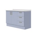 Ver imagem 2 de Balcão para Pia Planejado 120cm com Tampo Marselha CabeCasa MadeiraOriginals Azul/Sereno