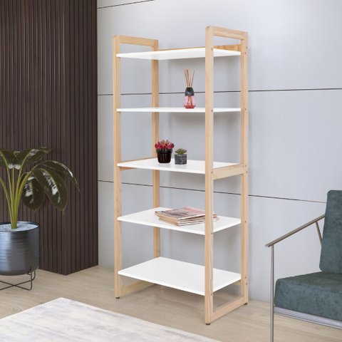 Prateleira Multiuso Mdf 3 Prateleiras 9 Cores: Branco